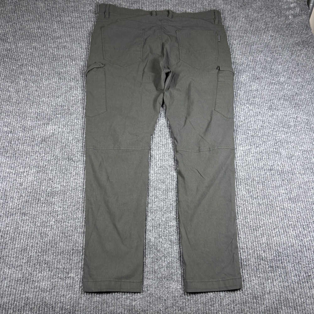 Projek Raw Pants Mens 40 Classic Fit Cargo Gray Rayon Blend Utility Workwear
